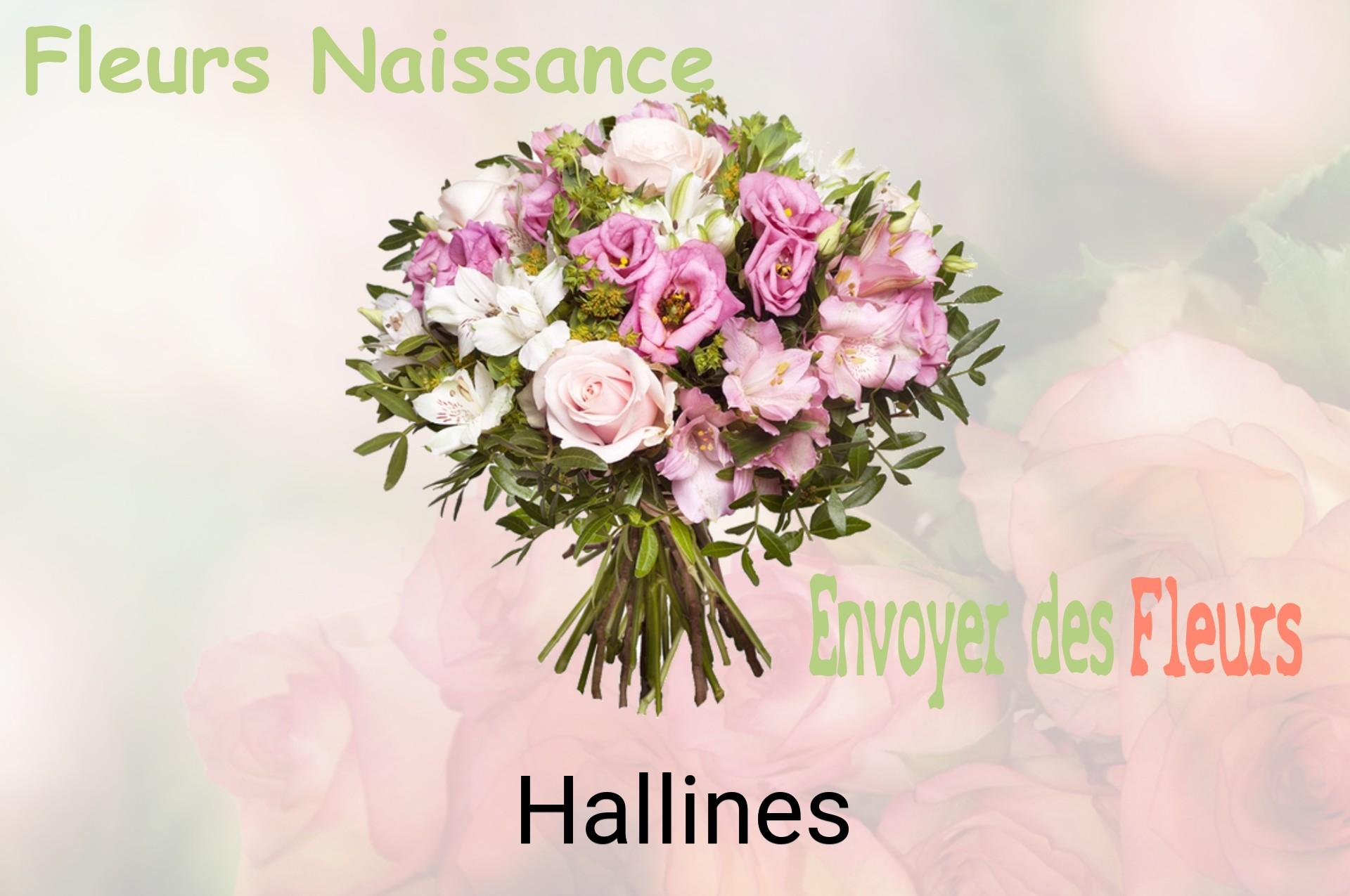 Bouquet de fleurs de naissance livré à Hallines